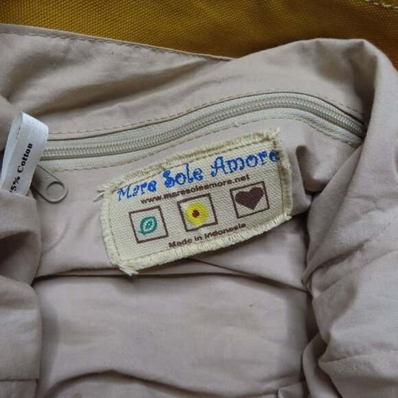 Mare Sole Amore Embroidered Eye Beaded Rhinestone Leather Strap Shoulder Bag - Picture 10 of 16